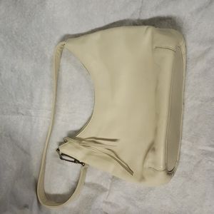 Tignanello Bone Cream Leather Purse Bag Original Tags 2006